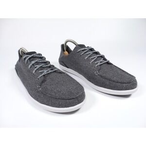 Olukai Manoa Hulu Shoes Mens Size 10 Wool Casual Lace Up Low Top Comfortable